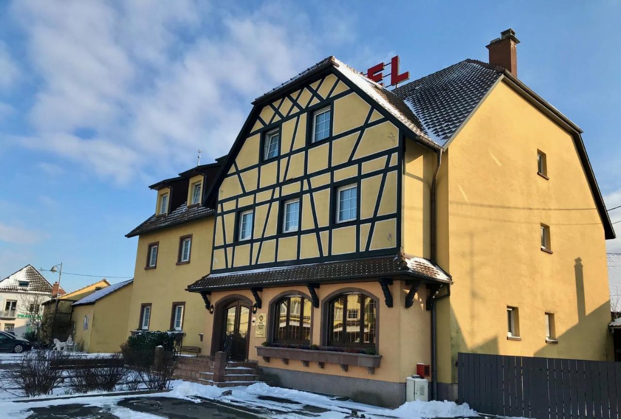 Best Western Plus Au cheval Blanc à Mulhouse Baldersheim Exterior foto